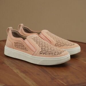 Vionic Pink Slip-On Sneakers with White Sole
